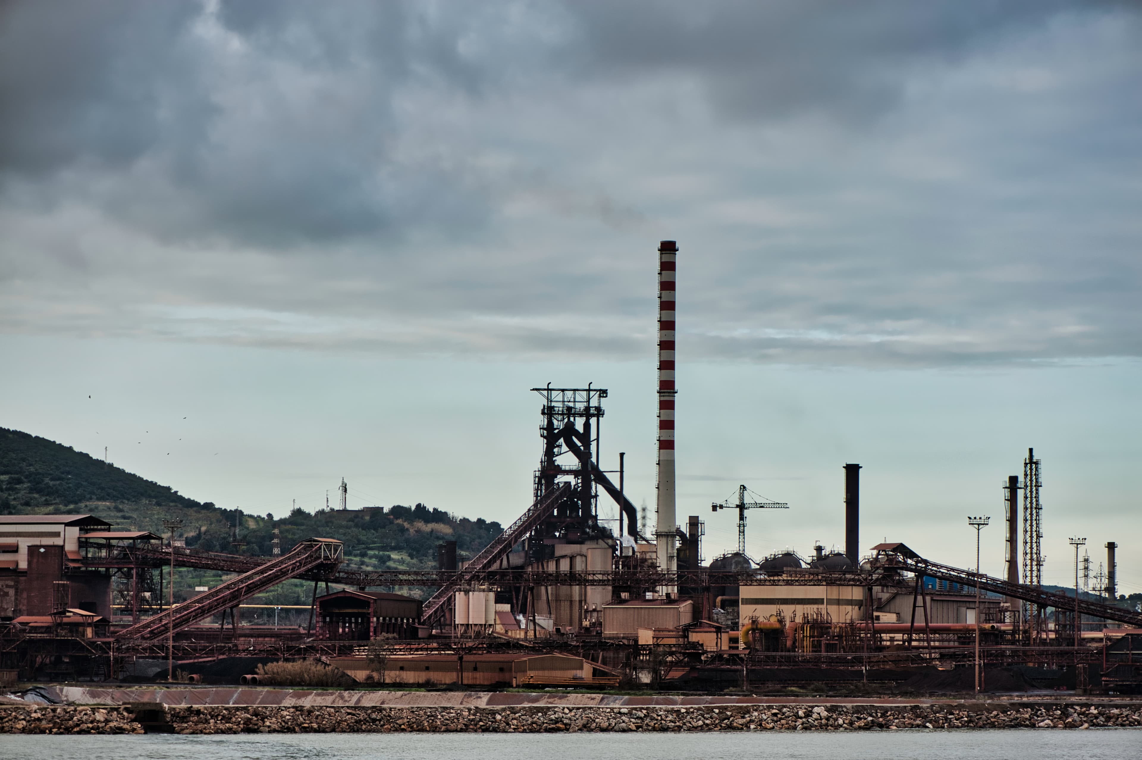 Factory Background Landscape